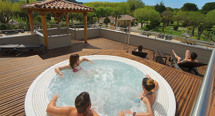 Espace bien-&ecirc;tre au camping 5 &eacute;toiles en Ard&egrave;che