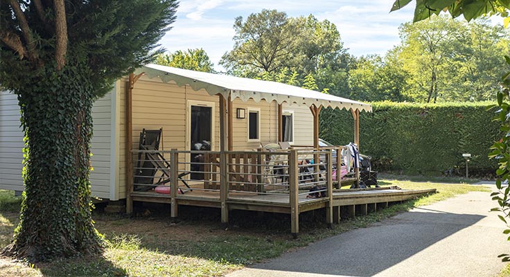 Mobil-home Classic PMR au camping L'Ard&eacute;chois - Vallon-Pont-d'Arc