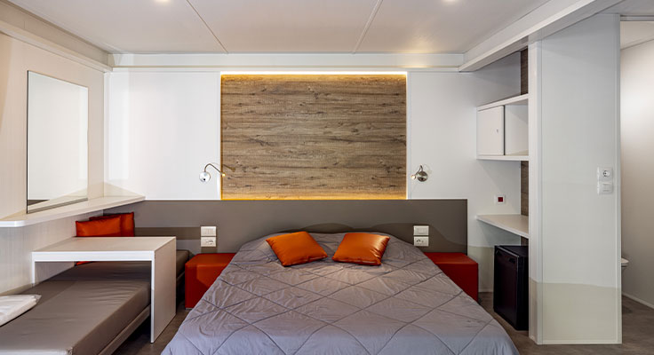 Chambre mobil-home Premium &agrave; Vallon-Pont-d'Arc